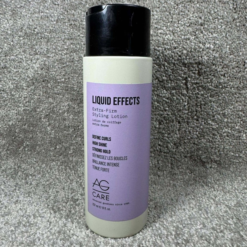AG Care Liquid Effects Styling Lotion Purple Extra-Firm Curl Define 8oz
